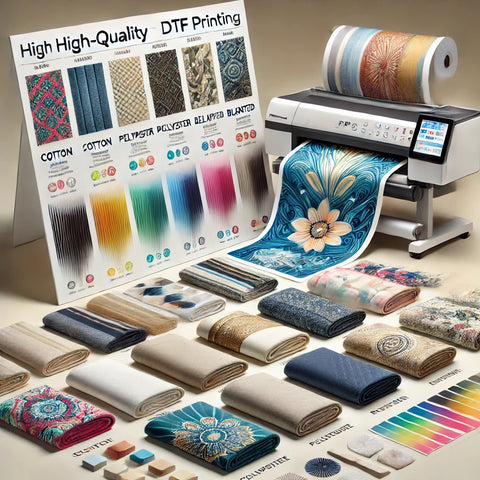 Best Fabric Types for High-Quality DTF Printing