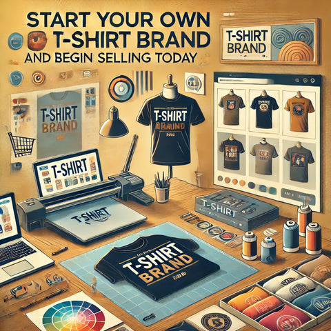 Start Your Own T-Shirt Brand and Begin Selling Today