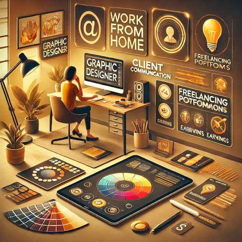 How to Work from Home as a Freelance Graphic Designer