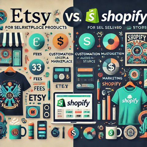 Etsy vs. Shopify: Which is Better for Selling Printed Products?