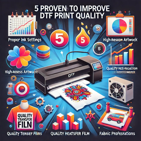 5 Proven Ways to Improve DTF Print Quality