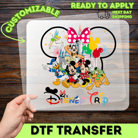 Cute Halloween Bat DTF Transfer Iron-On Ready To Press Funny Halloween Apparel for Women T-shirt Sweatshirt