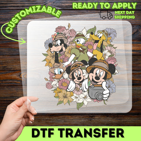 Funny Halloween Iron-On DTF Transfer, Ready To Press Cute Ghost Character DTF for Kids T-shirt Or Sweatshirt Apparel
