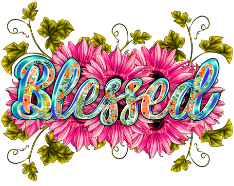 Floral Christian Gifts, Flower T-Shirt, Blessed T-Shirt, Shirts For Women, Faith Graphic Tees, Faith Vneck T Shirt, Birthday Gift for Her