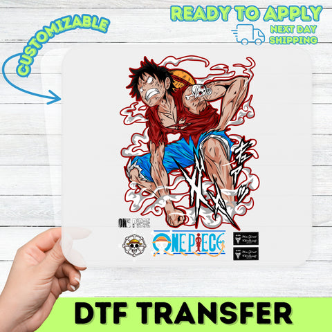 Anime Adventure DTF Transfer - Anime Manga Iron-On Ready To Press Shirt Apparel for Anime Enthusiasts - Unique Gift Idea