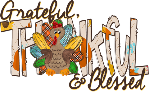 Thankful Grateful Blessed Shirt, Thanksgiving Shirt, Family Thankful Shirts, Funny Thanksgiving Tee, Fall Thankful Shirt, Thanksgiving Gift