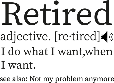 Funny Retired Definition Shirt, Retirement Tshirt, Newly Retired Raglan Baseball 3/4 Sleeve, Retired Grandpa, Fathers Day Tee, Retired Shirt