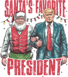 Trump Christmas Hoodie, Christmas Republican Sweatshirt, Humorous Trump Christmas Long Sleeve Shirt, Christmas Santa Trump Hoodie, Xmas Gift