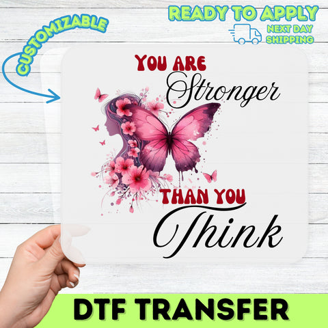 Empowering Boho Butterfly & Floral DTF Transfer for Women's Group Shirts & Bridal Parties