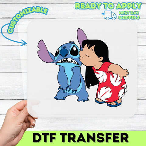 Cute Friendship Theme DTF Transfer for Animated Character Apparel - Ready to Press Iron-On for Family Vacations & Group Events