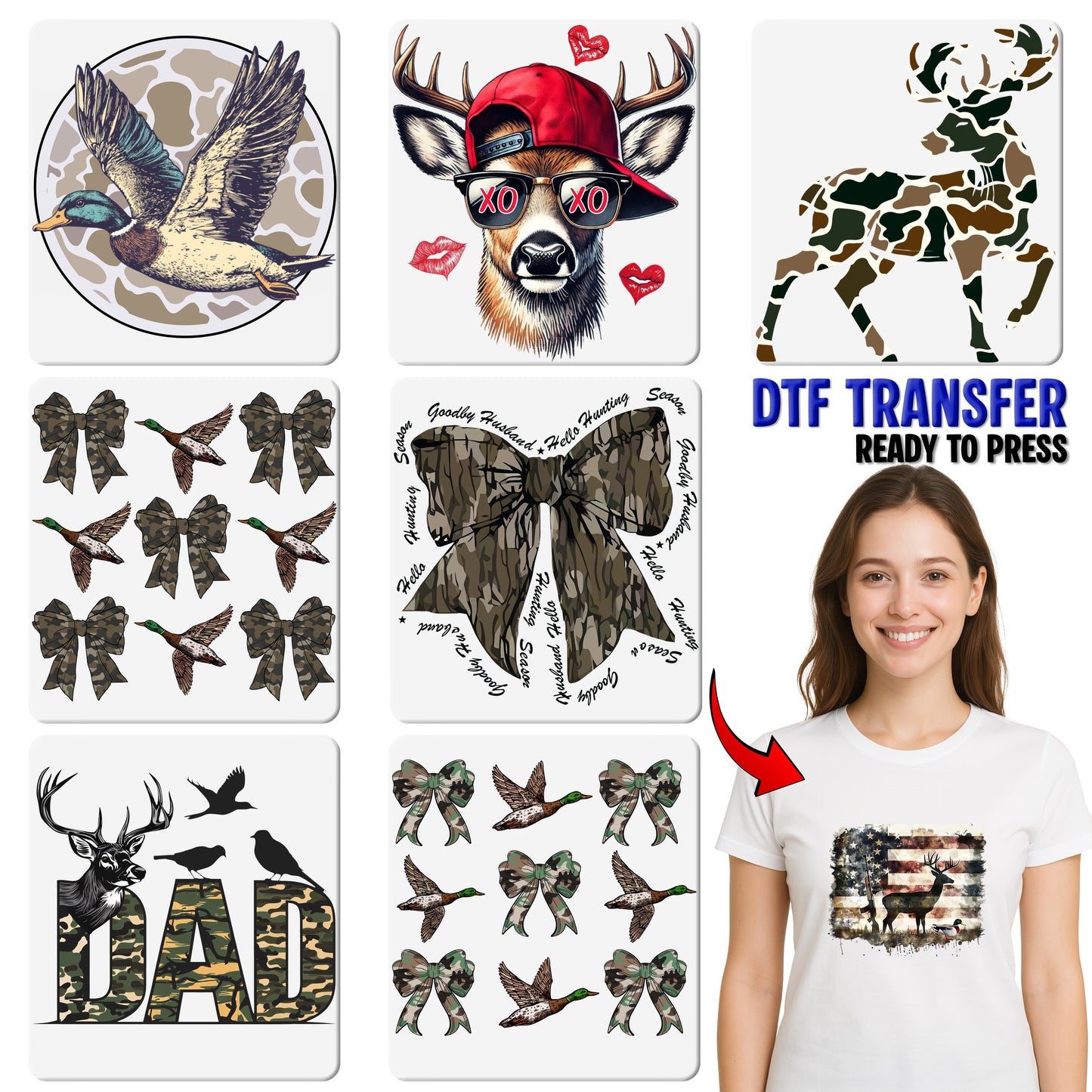 Vintage Duck Adventure DTF Transfer for Nature Lovers Ready to Press Outdoor Enthusiast T-Shirt Apparel