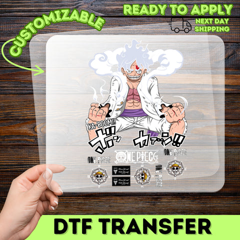 Anime Manga Character DTF Transfer for Cosplay Ready to Press T-Shirt One Piece Fans Anime Apparel