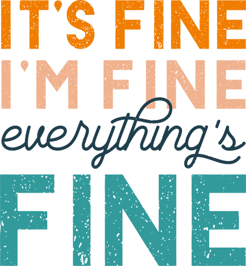 FastDeliveryTees Sarcastic Shirt, Its Fine Im Fine Everythings Fine Tshirt, Funny T-Shirt, Sarcasm T Shirt, Gift for Him and Her-Raspberry_XL
