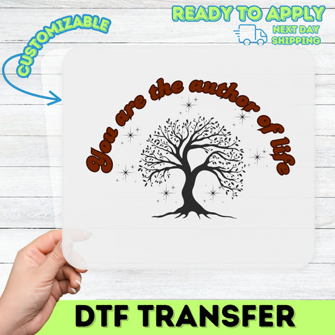 Inspirational Tree of Life DTF Transfer Ready To Press Motivational Quote Shirt or Sweatshirt for Life Coaches & Yoga Retreats