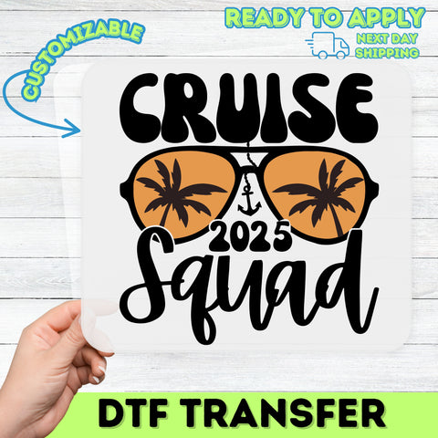 Tropical Vacation Vibes Sunsets Ready To Press DTF Transfer for Summer Party Beach T-shirts & Group Apparel