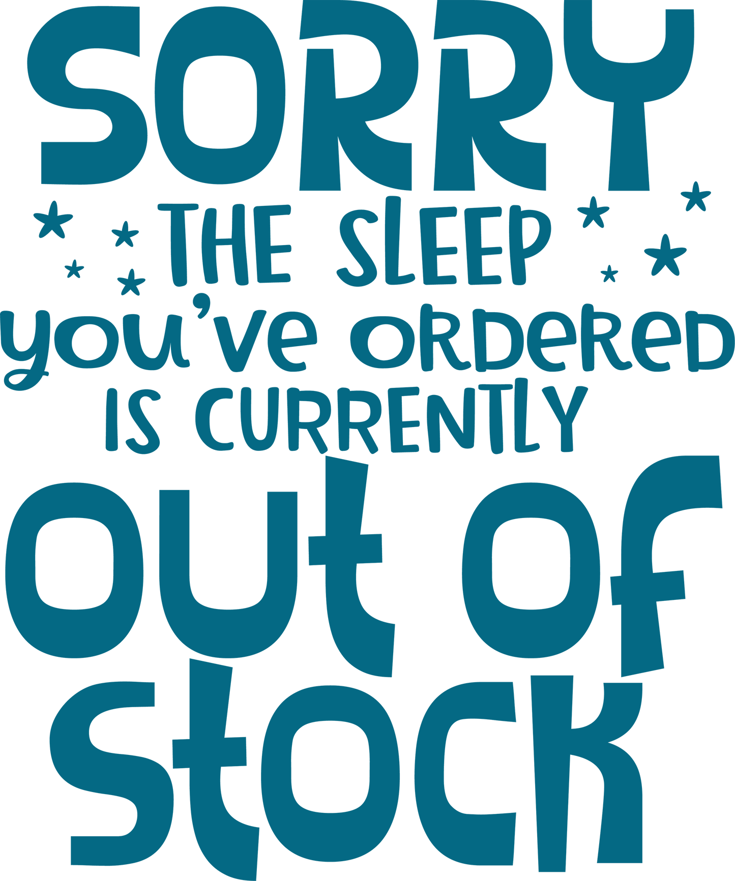 The Sleep You Have Ordered Out of Stock Baby Onesie Funny Infant One-piece Baby Bodysuits - White Baby Onesie 0-3 Months