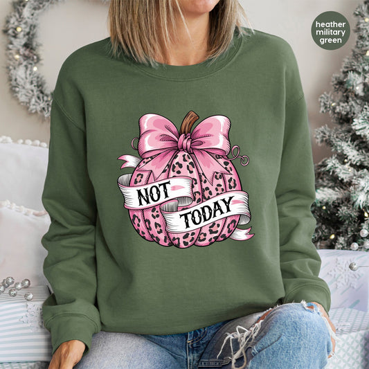 Trendy Sassy Halloween Pumpkin DTF Transfer for Women | Ready To Press Funny Leopard Print Iron-On for T-Shirt & Apparel