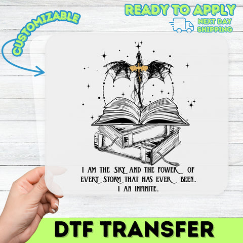 Fantasy Mother of Dragons DTF Transfer, Ready to Press Iron-On, Funny Dragon Lover T-Shirt for Mythical Creature Fans & Moms
