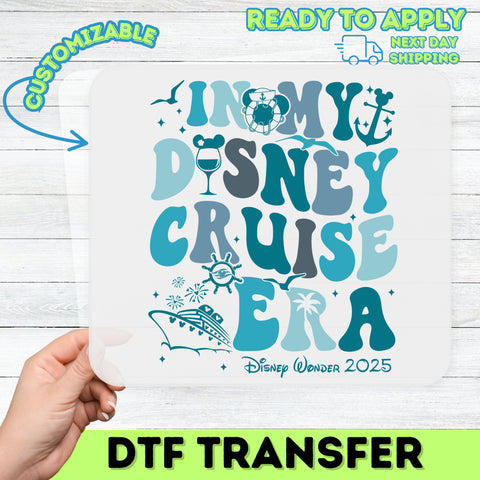 Cute Retro Disney Cruise Era Ready To Press DTF Transfer for Family & Friends T-Shirt