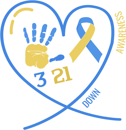 Down Syndrome Awareness Shirt, Blue And Yellow Ribbon Tee, T21 Down Syndrome Support Shirt, Down Syndrome Shirt, Down Right Perfect T21 Tee
