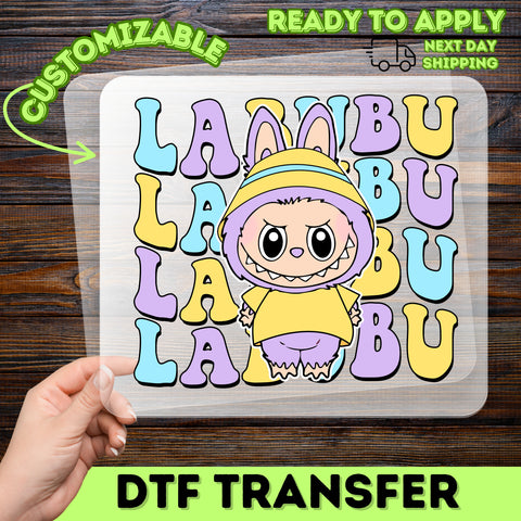Cute Cartoon Character DTF Transfer for Family & Friends Halloween Shirt Ready to Press Quirky Costume Design