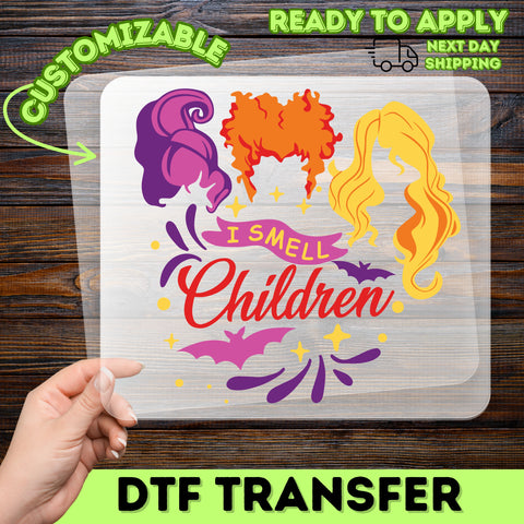 Cute Halloween Witchy Humor DTF Transfer for Family Shirts - Ready to Press Spooky Apparel for Halloween Nostalgia Fans