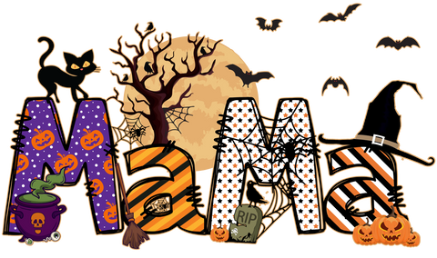 Mama Halloween Sweatshirt, Spooky Season Gifts, Women Vneck Shirts, Witchy Graphic Tees, Gift For Her, Horror Clothing, Funny Mom T-Shirt