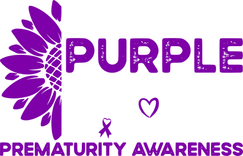 Prematurity Awareness Shirt, Prematurity Support Gifts, Premature Warrior Gift, Purple Ribbon Tshirt, Sunflower T-Shirt, Gift for Mom
