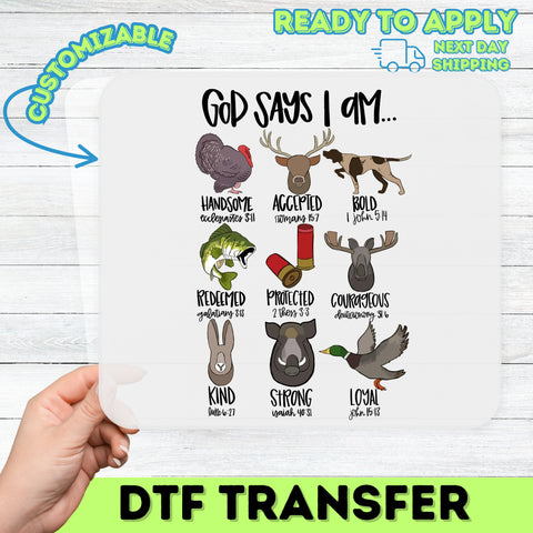 Outdoor Adventure DTF Transfer for Hunting & Fishing Shirt, Funny Sportsman Apparel, Ready to Press Wildlife Design, Nature Gift