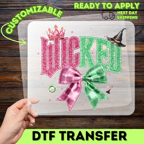 Iron On Fun Halloween Wicked Witch DTF Transfer for Group Shirts & Bachelorette Parties
