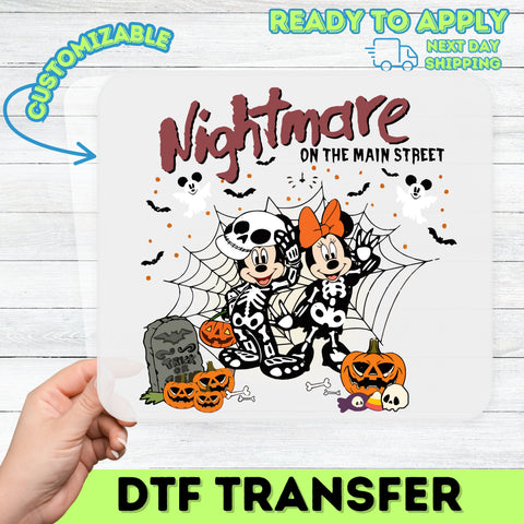 Funny Halloween DTF Transfer Ready To Press Cute Pumpkin Design For DIY T-shirt Sweatshirt Apparel