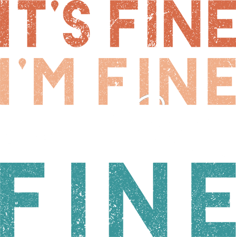 Funny Introvert Shirt, Cute Sarcastic T-Shirt, Its Fine T Shirt, Im Fine Shirts, Everything Fine Tee, Funny T-Shirt, Gift For Her