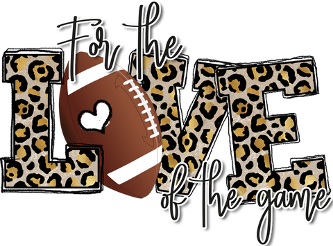 Football Season Love T Shirt Gifts for Football Mom, Football Player Sister Gifts, Football Love Leopard Print Crewneck Sweatshirt