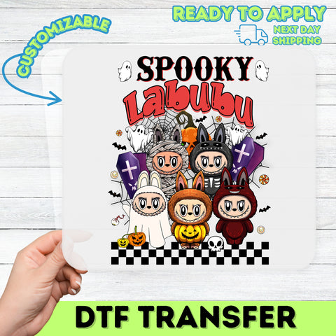 Cute Halloween Group Costume DTF Transfer for Spooky Halloween Parties & Fun Apparel
