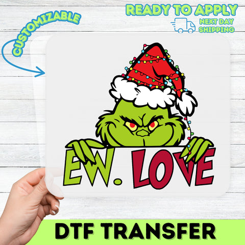 Grumpy Christmas Humor DTF Transfer Ready To Press Iron-On for Funny Holiday Shirts Apparel for Sarcastic Festivities