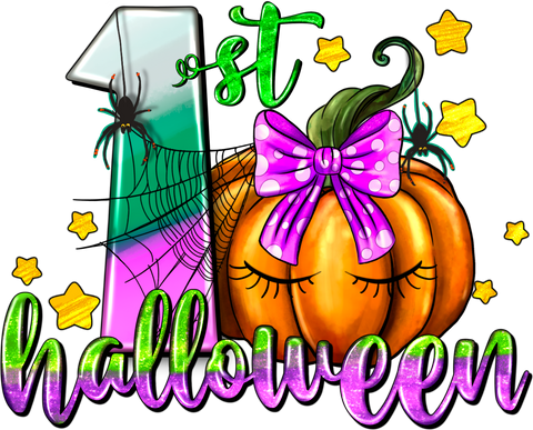 My 1st Halloween Gifts, Cute Pumpkin Baby Bodysuit, Halloween Onesie®, Spooky Season Gifts, Newborn Baby Clothing, Halloween Graphic Tees