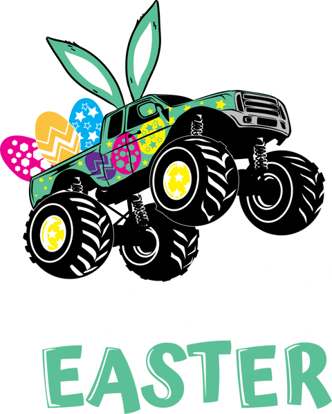 Happy Easter Shirt For Toddler , Easter Bunny T-Shirt, Gift For Kids, Truck Shirt, Toddler Boy Shirt, Big Brother Shirt, Kids Easter Tee