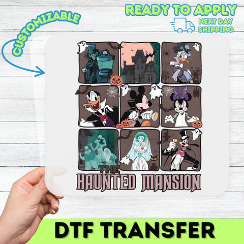 Cute Halloween Classic Cartoon DTF Transfer for Nostalgic Halloween Enthusiasts & Families | Ready to Press Shirts