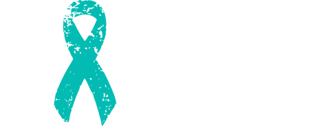 Ovarian Cancer Awareness Shirt, Cancer Survivor Gift, Ovarian Cancer Graphic Tees, Teal Cancer Ribbon VNeck Shirt, Cancer Supoort Clothing