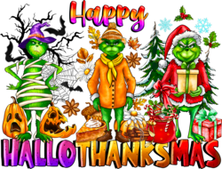Happy HalloThanksMas, Christmas Sweatshirt, Thanksgiving Sweatshirt, Christmas Sweatshirt, Gift For Halloween, Halloween Gift, Fall Tshirt