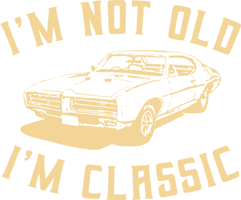 Classic Car Shirt, I'm Not Old I'm A Classic T-Shirt, Unique Birthday Gift for Car Lovers, Vintage Car Tee, Gift Father,Unique Holiday Gift