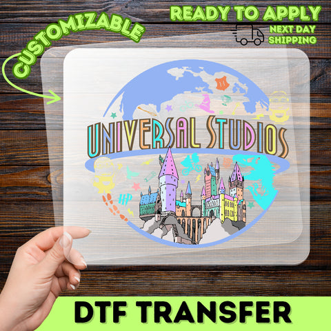 Universal Studios Movie Theme DTF Transfer for Family Vacation T-shirt - Fun Fandom Group Celebration Apparel