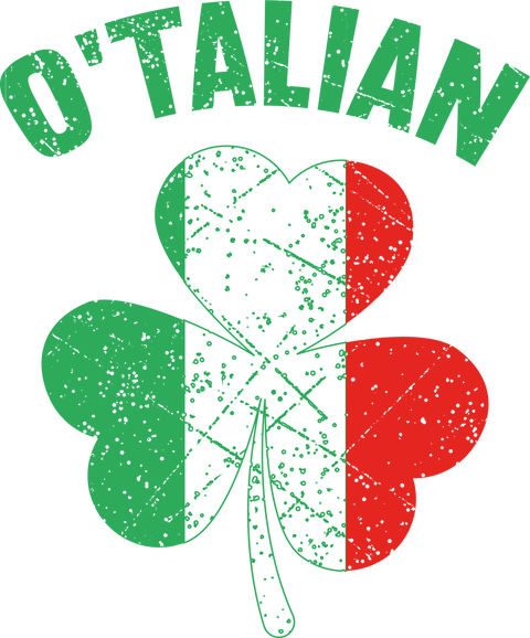 OTalian Shamrock Shirt, Italian Shamrock Shirts, St. Patircks Day Shirt, Otalian Irish Shamrock, Italian Shirts, Italy Shirt