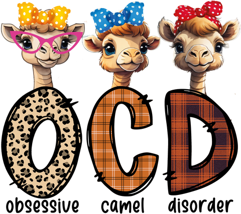Ocd Camel Shirt, Funny Camel Tshirt, Camel Lover Gift, Cute Camel Tee, Funny Animal Shirts, Zoo T-shirt, Desert Shirt, Camel Owner Shirt