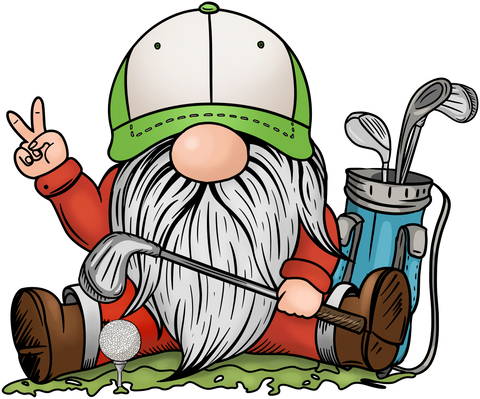 Funny Golf Shirt, Golfing Gnomes Graphic Tees, Golf Gifts for Dad, Cute Sport Clothing, Cool Golfer Outfits, Gift for Him, Shirts for Men