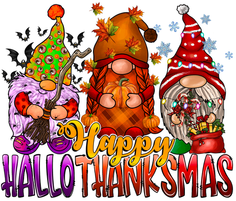 Halloween Gnomes Shirt, Christmas Sweatshirt, Thanksigiving T-Shirt, Fall Season TShirt, Funny Gift for Kids, Spooky Outfit, Autumn Clothes