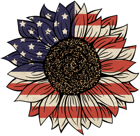 USA Flag Shirt, Vintage Sunflower Flag Shirt, Freedom Tee, Independence Shirt, Gift For American, 4th Of July Shirt, USA Flag Graphic Shirt