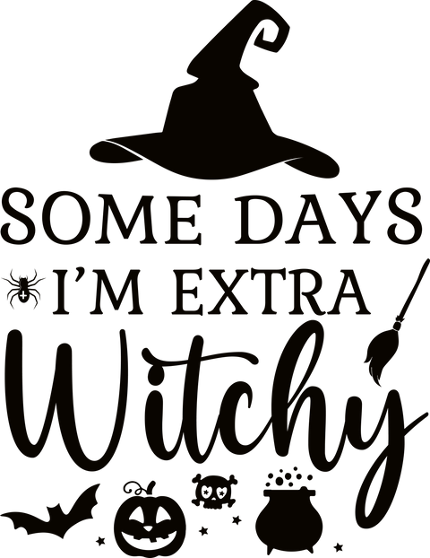 Witch Tshirt, Women Halloween Vneck Shirt, Witchy Graphic Tees, Funny Halloween Gift, Gift for Her, Mom Clothing, Some Days I'm Extra Witchy