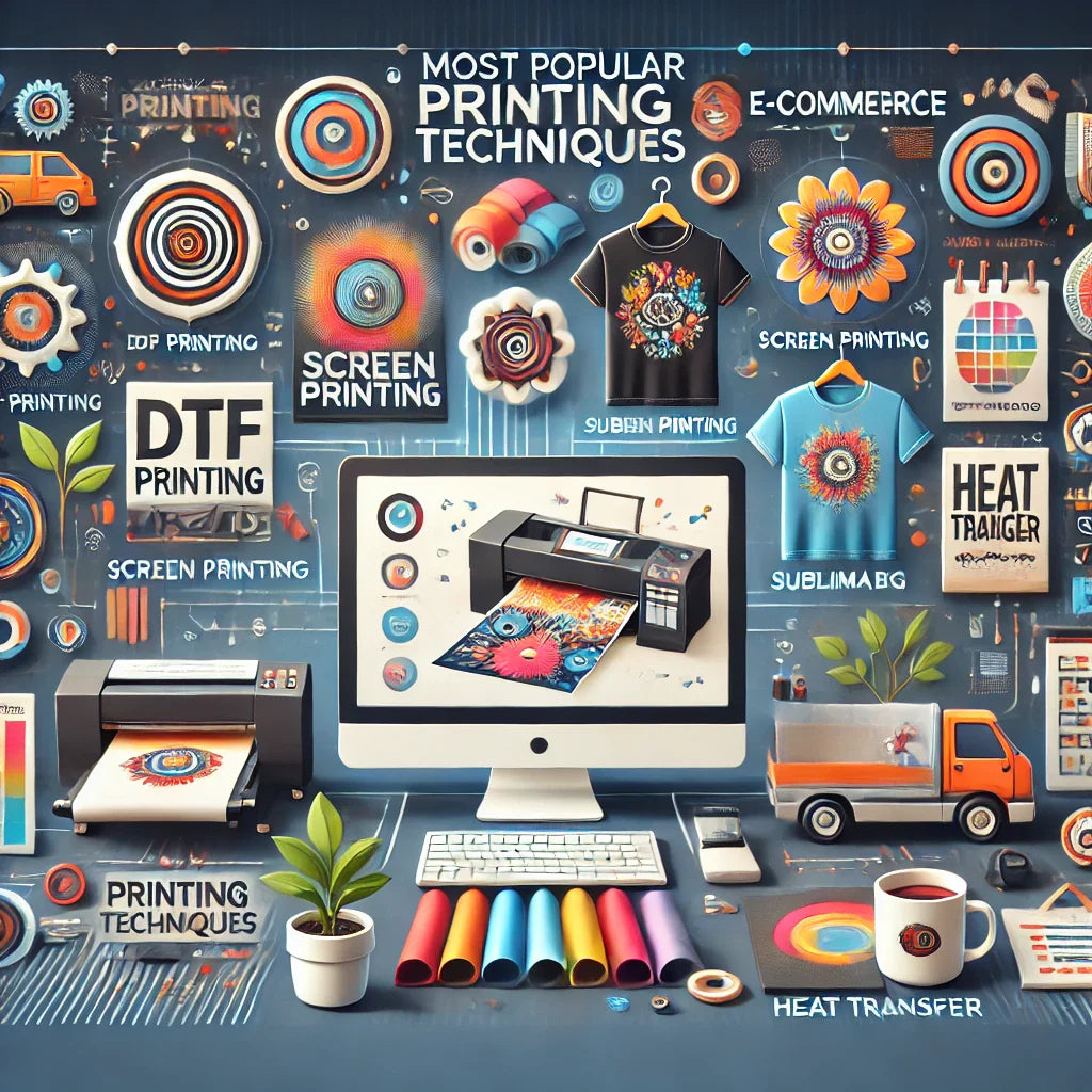 Most Popular Printing Techniques for E-Commerce
