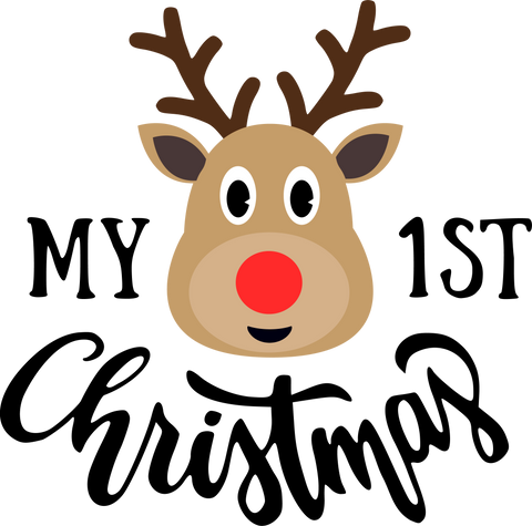 Christmas Baby Bodysuit, Christmas Baby Gift, Cute Reindeer Shirt, Xmas Baby Clothes, Newborn Outfit, Baby Girl Onesie®, Baby Boy Shirt